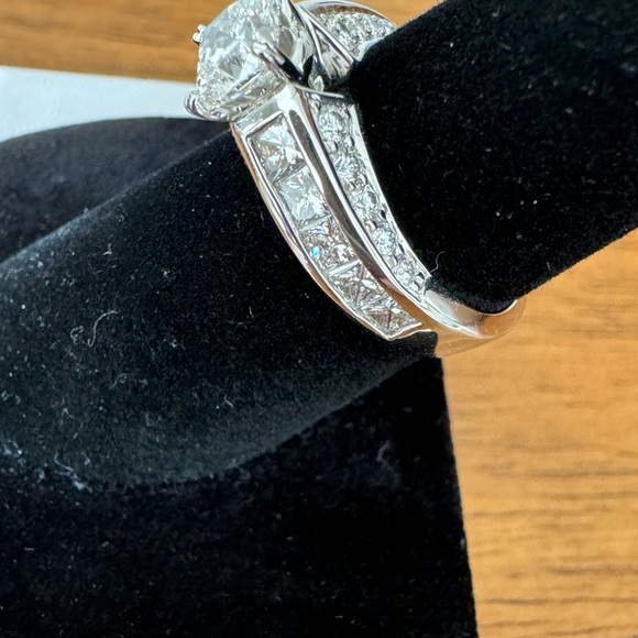 GIA Certified Cushion Cut Diamond Ring - Picture 12 of 14